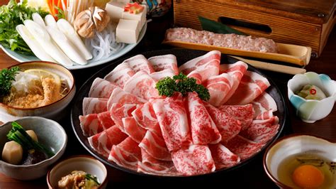 Meet meat shabu shabu photos Shabu-shabu is a popular Japanese dish consisting of thinly sliced meat and vegetables cooked in water